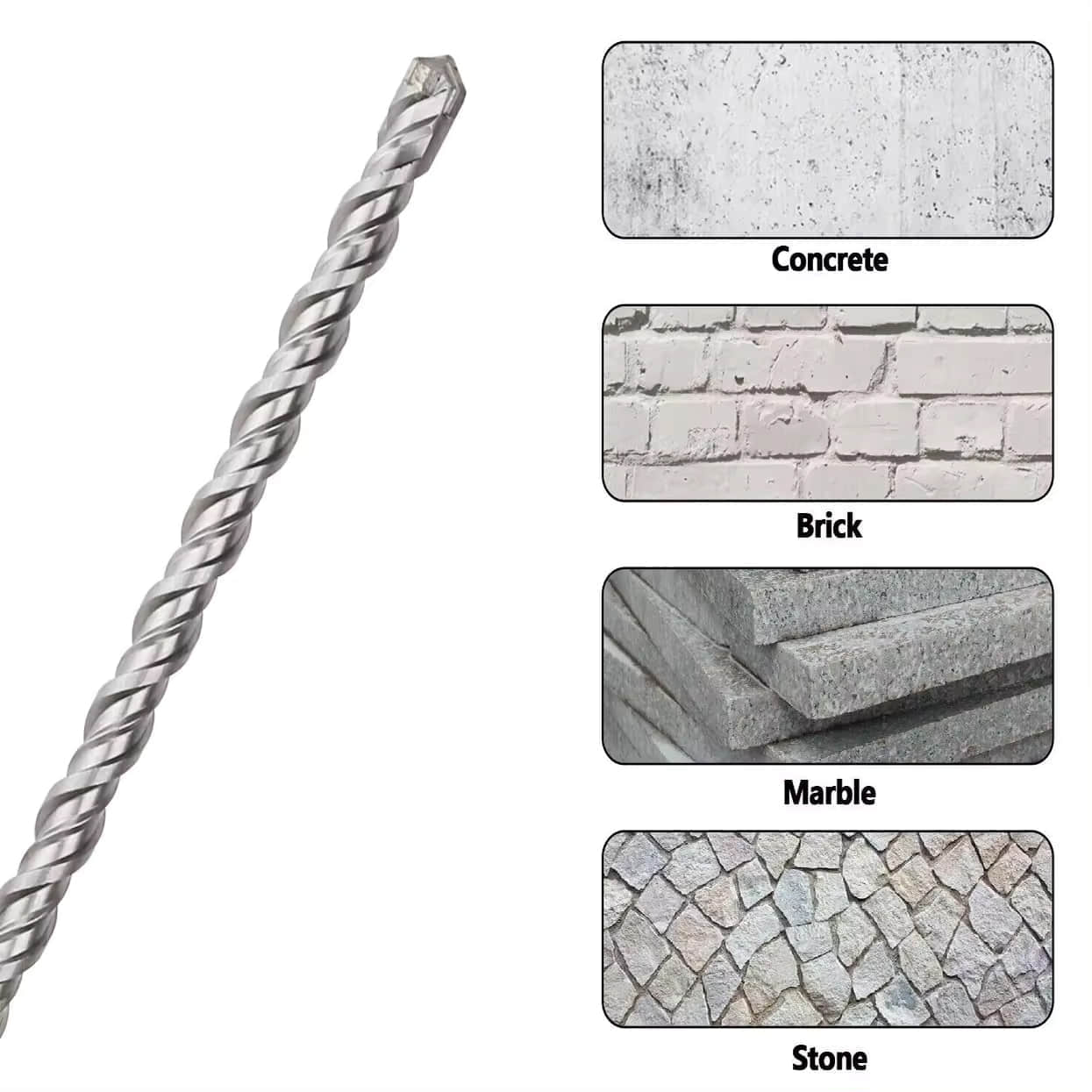 Drill Bit Sds max Electric cross type alloy sds plus drill bit for Masonry Concrete Drilling