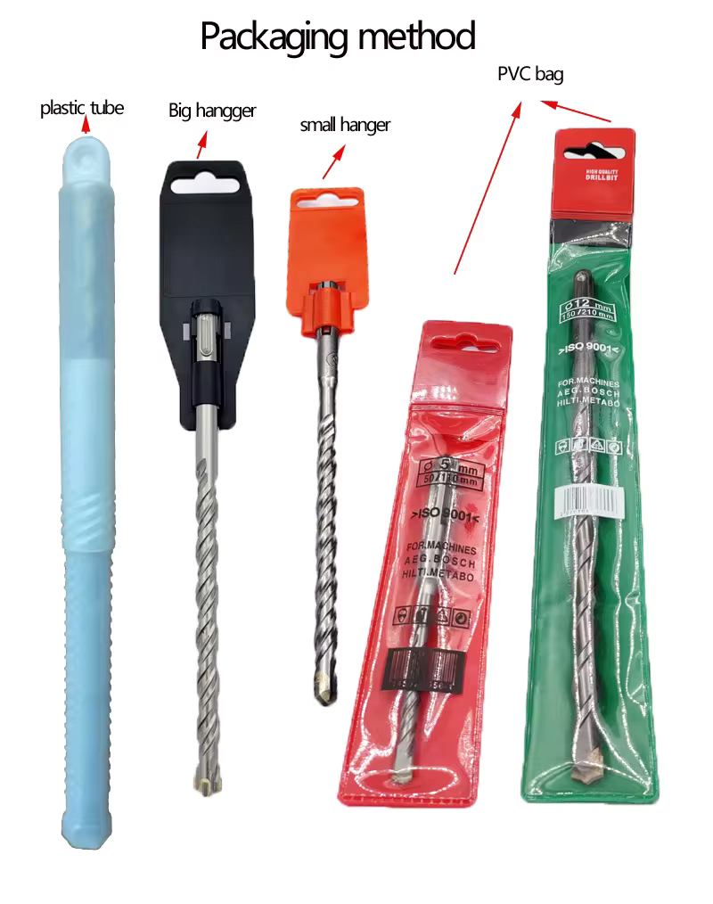 Classic Slop Tip 4 Cutters U Flute SDS Puls Max Shank Hammer Drill Bit For Concrete