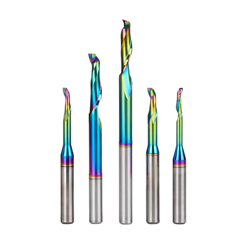  OEM Single Flute Solid Carbide Drill Bit End Mill for Aluminium