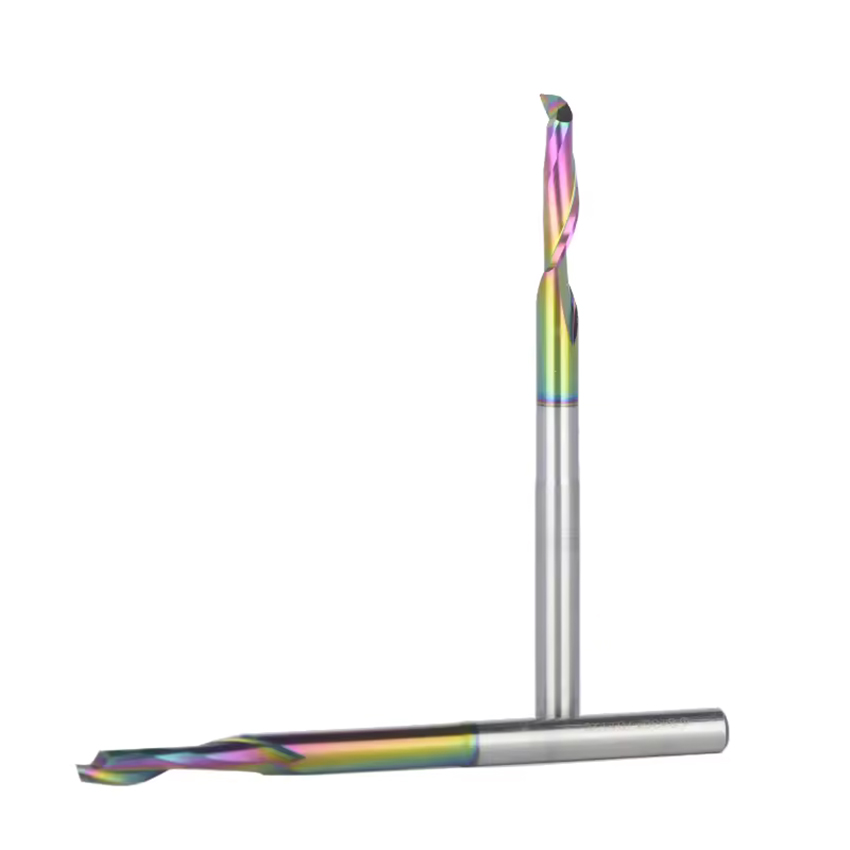  OEM Single Flute Solid Carbide Drill Bit End Mill for Aluminium