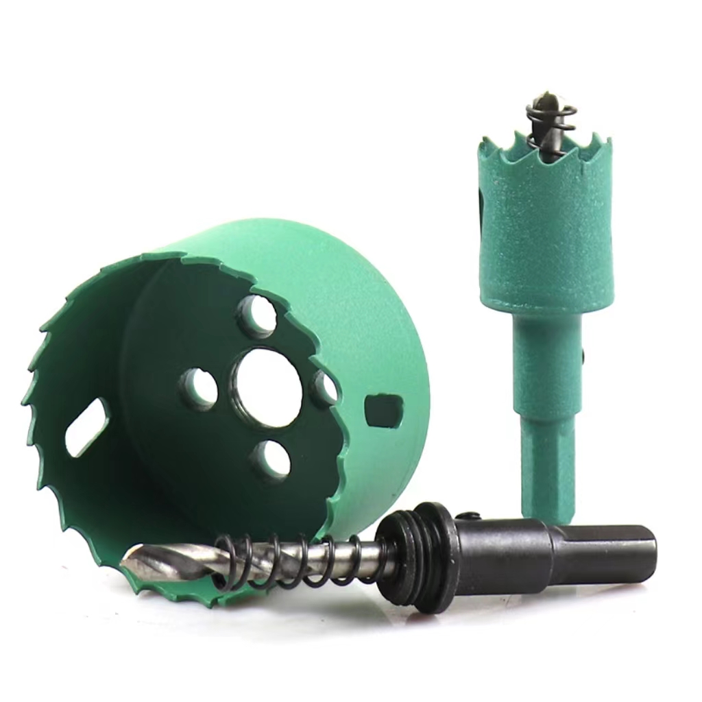 Bi-Metal Hole Saw Drill Bit Hole Cutter With Arbor For Wood and Metal Hole Saw