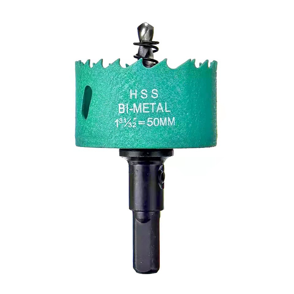 Bi-Metal Hole Saw Drill Bit Hole Cutter With Arbor For Wood and Metal Hole Saw