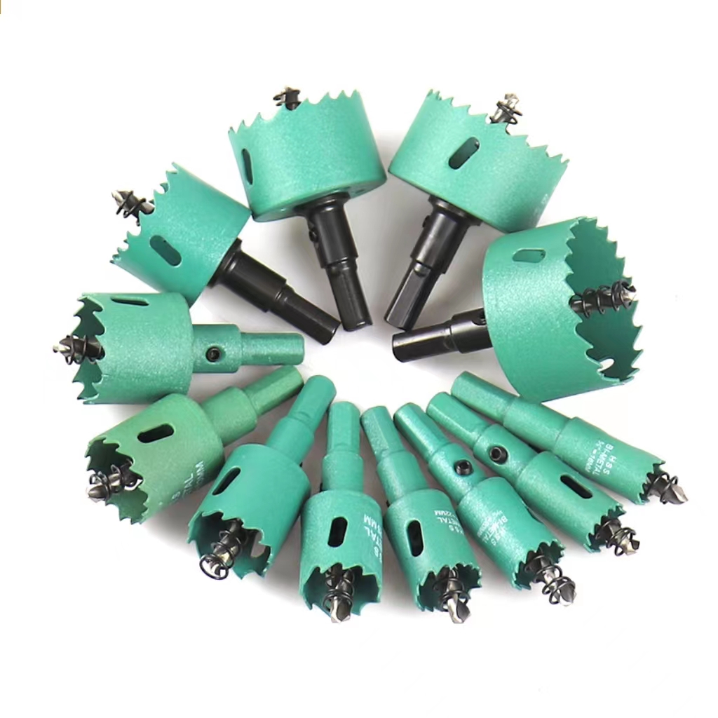 Bi-Metal Hole Saw Drill Bit Hole Cutter With Arbor For Wood and Metal Hole Saw