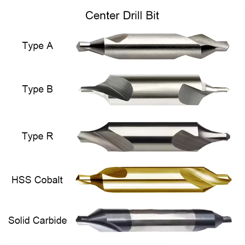 HSS DIN333 Double Ended Two Head Center Drill Bits Self Center and Spotting Drill Bit for Hole Proce