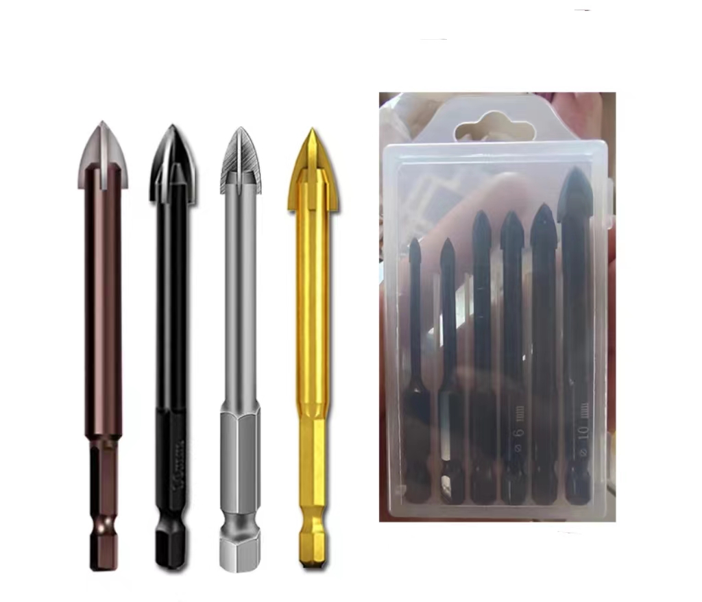 Multi Purpose Construction Material Stucco Masonry Drill Bits for Glass Ceramic Tile Cement Concrete