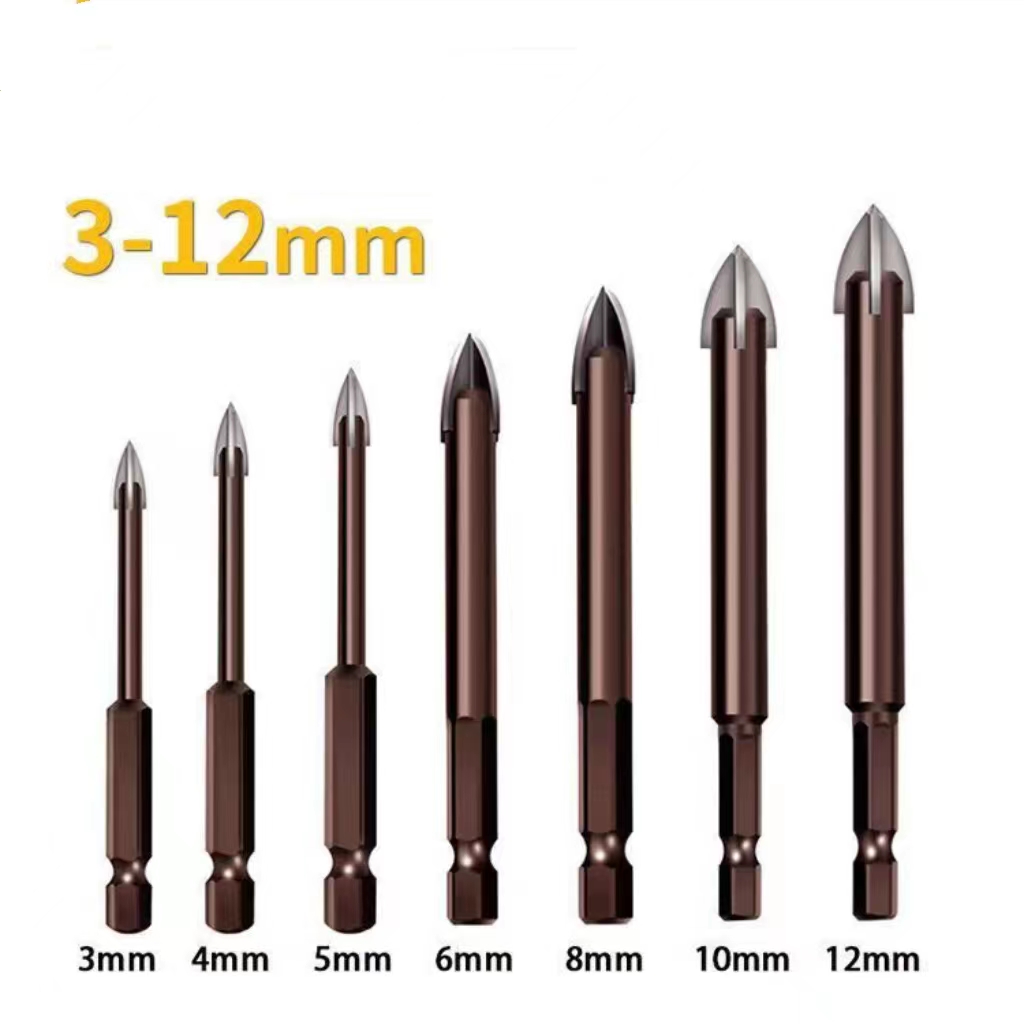 Multi Purpose Construction Material Stucco Masonry Drill Bits for Glass Ceramic Tile Cement Concrete