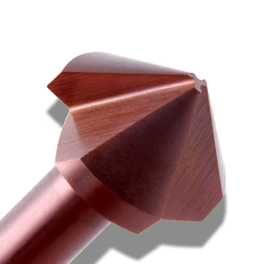 90 Degree Countersink Drill Bit 3 Flutes HSS M35 Cobalt Chamfer Drill Bit for Chamfering