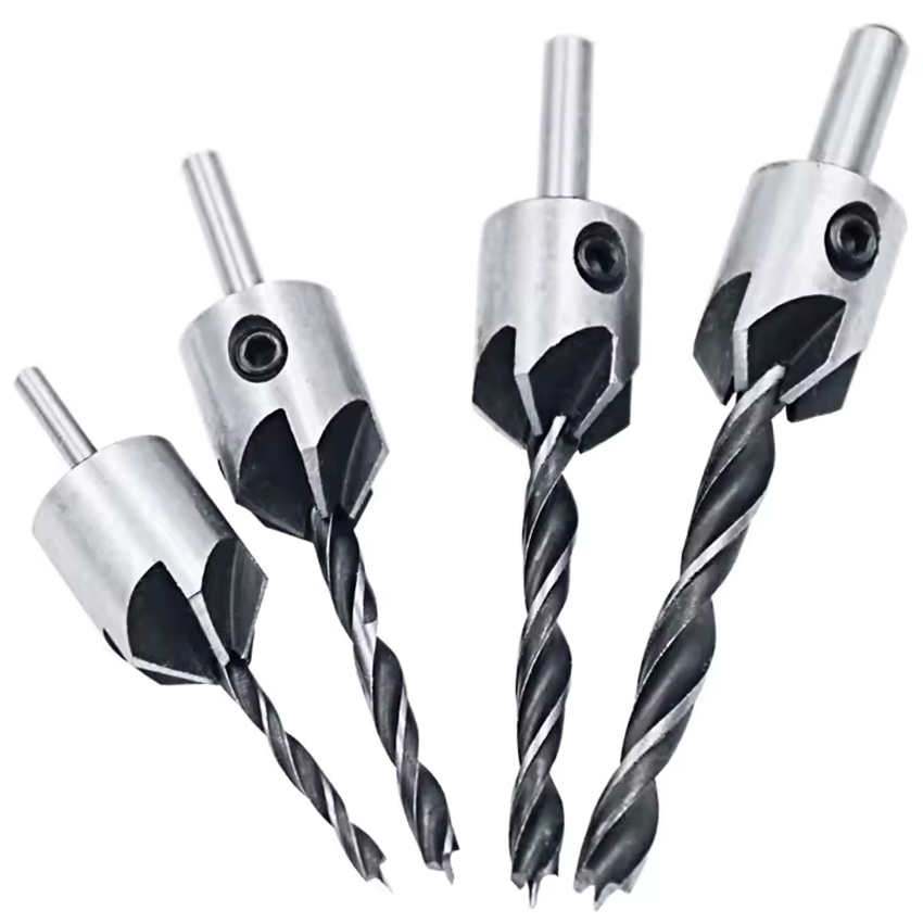 Hss Countersink Drill Bit Carpentry Reamer Woodworking Chamfer Tool Screw Hole Wood Drill Bit