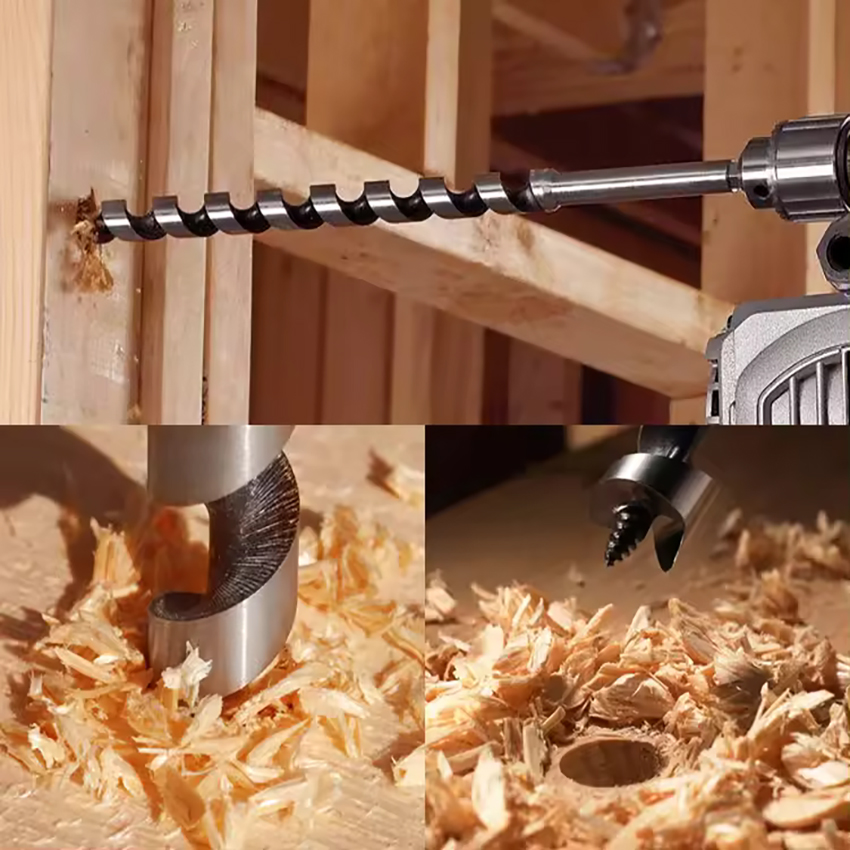 Hex Shank Screw Point Wood Auger Drill Bits for Wood Beam Drilling brocas para perforar pozos agua