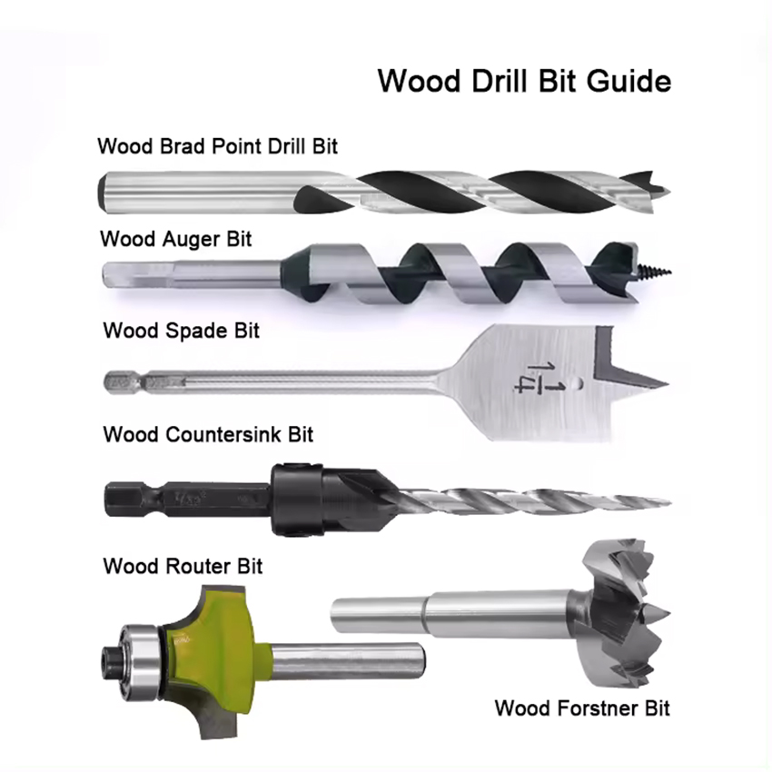 Hex Shank Screw Point Wood Auger Drill Bits for Wood Beam Drilling brocas para perforar pozos agua
