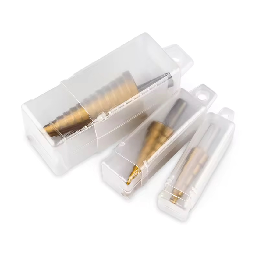 Tin-coated drill hss step drill bit step hole saw for steel 4-20 core drill bit