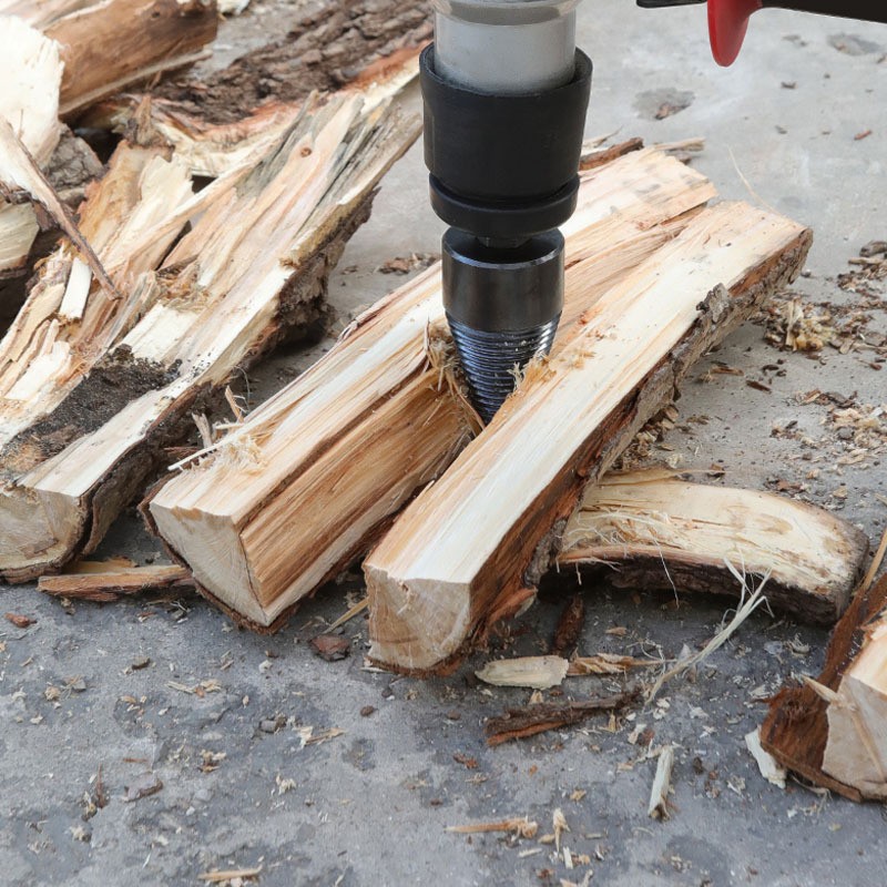 Effortless Wood Splitting Made Easy with the Wood Splitting Drill Bit