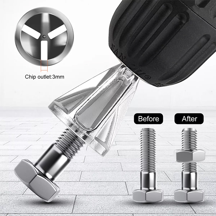 Newest Deburring External Chamfer Tool Triangle Shank Stainless Steel Remove Burr Tools for Metal