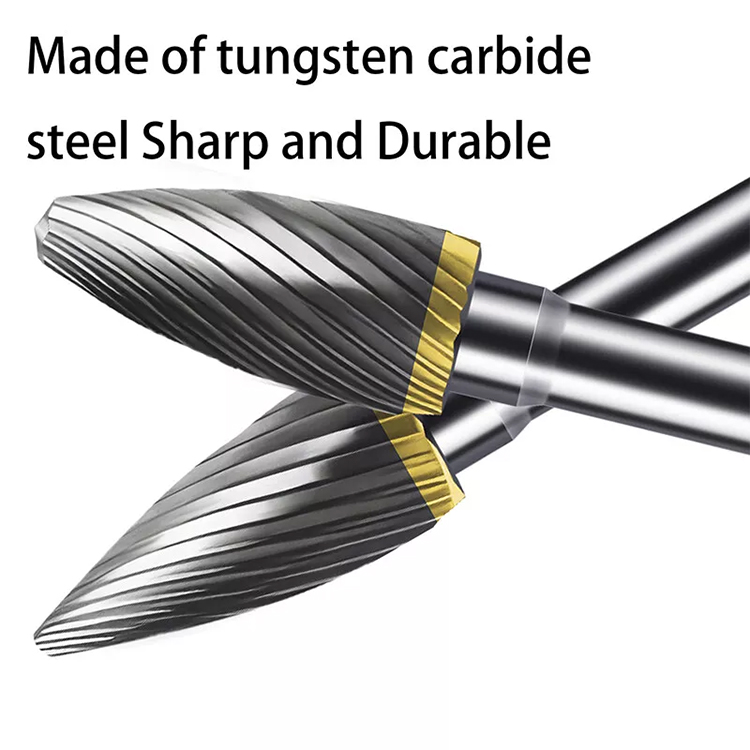 Manufacturer 6mm Carbide Cutting Tools Carbide Burrs Set Carbide Cutter Rotary File