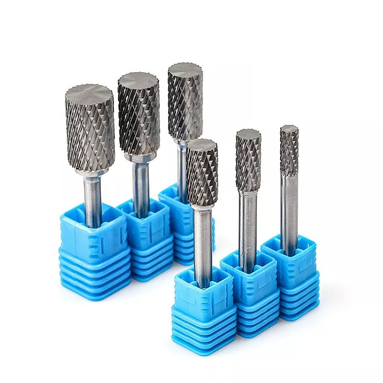 Tungsten Carbide Rotary burr with Single/ Double Slot for End Cutting