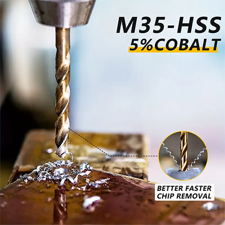Cobalt Drill Bits for stainless steel