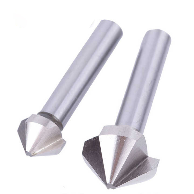DIN335C 90 Degree 3 Flutes HSS Chamfer Countersink Drill Bit for Chamfering and Deburring