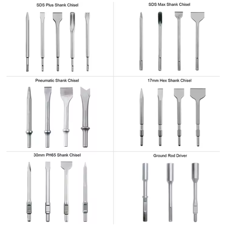 Carbide Single Tip S4 Flute SDS Plus Hammer Drill Bit for Concrete Hard Stone Marble Wall