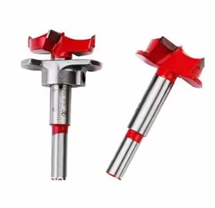 Adjustable Hex Shank Tungsten Carbide Tip Wood Boring TCT Forstner Drill Bit for Wood