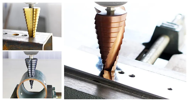 step drill bits